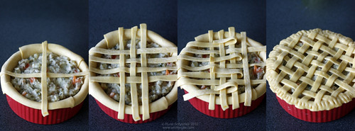Chicken Pie Lattice Collage