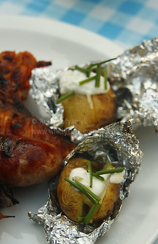 Grilled Potato with Sourcream